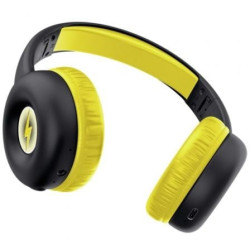 Auriculares infantiles inalámbricos trust nouna kids/ con micrófono/ negros