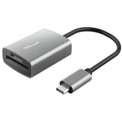 Lector de tarjetas externo trust dalyx/ usb tipo-c