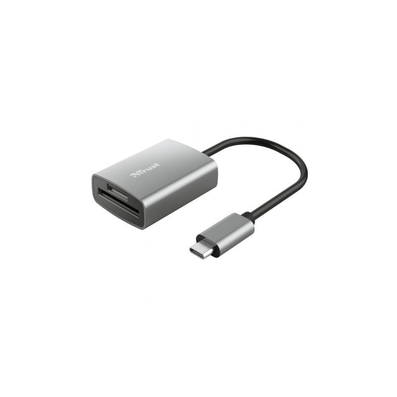 Lector de tarjetas externo trust dalyx/ usb tipo-c