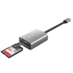 Lector de tarjetas externo trust dalyx/ usb tipo-c