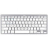 Teclado compacto inalámbrico por bluetooth trust 24654/ plata