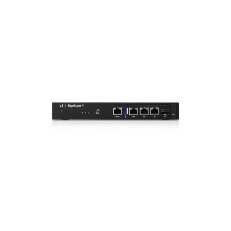 Router ubiquiti edgerouter 4/ 4 puertos/ rj45 gigabit 10/100/1000/ sfp