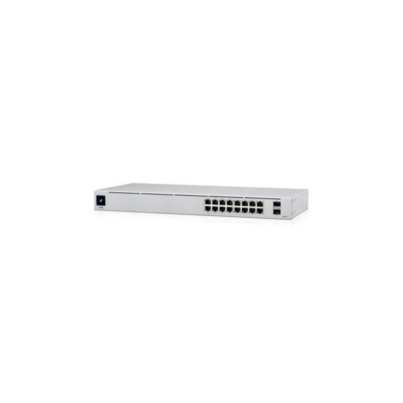 Switch gestionable ubiquiti usw-16-poe 16 puertos/ rj-45 gigabit 10/100/1000 / sfp/ poe