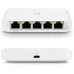 Switch gestionado ubiquiti usw-flex mini 5 puertos/ rj45 10/100/1000 poe