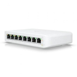 Switch ubiquiti usw-lite-8-poe/ 8 puertos/ rj45 10/100/1000 poe