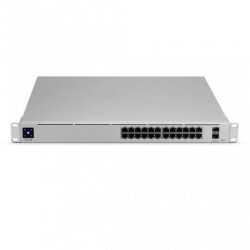 Switch gestionable ubiquiti usw-pro-24-poe 24 puertos/ rj-45 gigabit 10/100/1000 / sfp/ poe