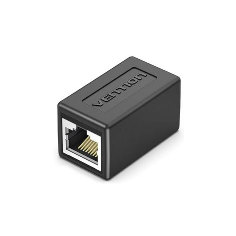 Adaptador conector rj45 vention ipvb0-5/ cat.6 ftp/ rj45 hembra - rj45 hembra/ 5 uds/ negro