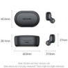 Auriculares bluetooth vention tiny t15 nbdb0 con estuche de carga/ autonomía 7h/ negros