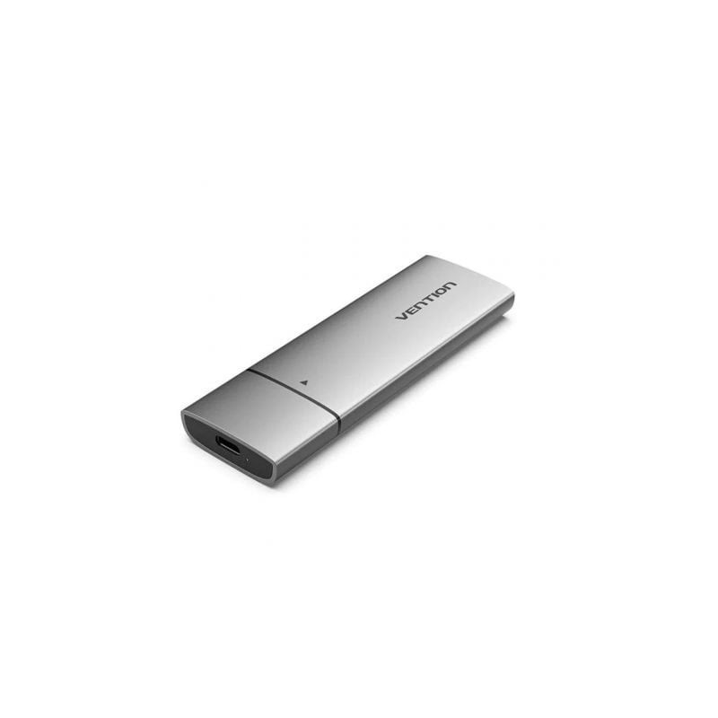 Caja externa para disco ssd m.2 sata vention kpfh0/ usb 3.1/ sin tornillos