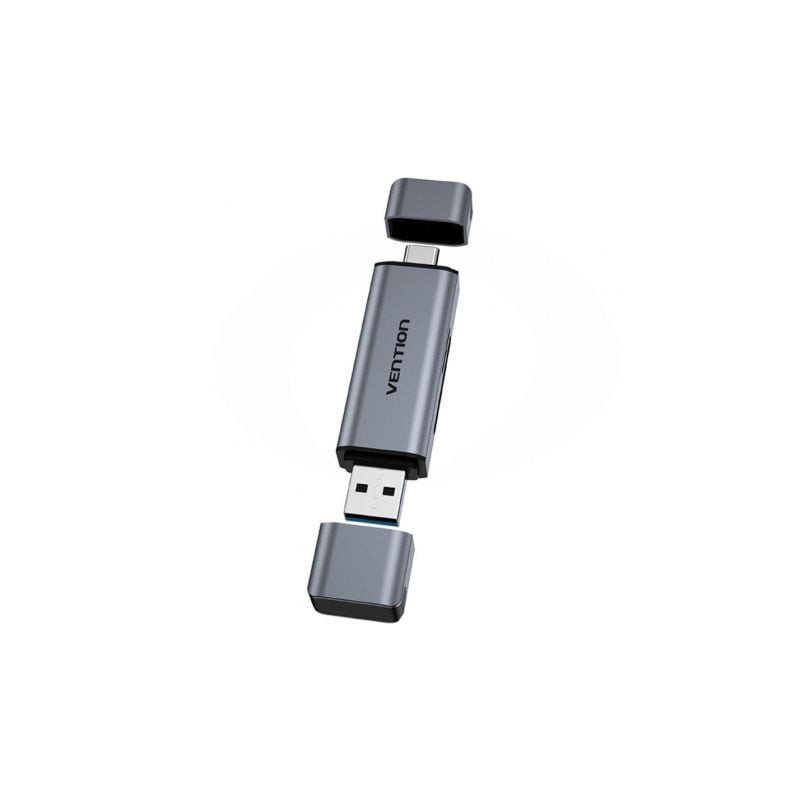 Lector de tarjetas externo vention cllh0/ usb 3.0/ usb tipo-c