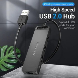 Hub usb 2.0 vention chmbd/ 4xusb/ 50cm