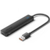 Hub usb 3.2 vention chsbb/ 2xusb tipo-c 3.2/ 2xusb 3.2/ 1xusb tipo-c/ 15cm