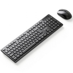 Teclado y ratón inalámbricos vention combo ktdb0-es/ negro