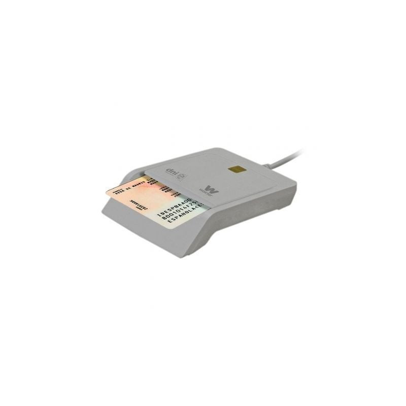 Lector de dni y tarjetas woxter pe26-144/ blanco