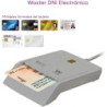 Lector de dni y tarjetas woxter pe26-144/ blanco