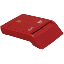 Lector de dni woxter pe26-145/ rojo