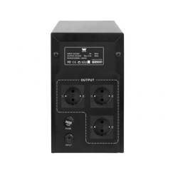 Sai línea interactiva woxter ups 1200 va/ 1200va-720w/ 3 salidas/ formato torre