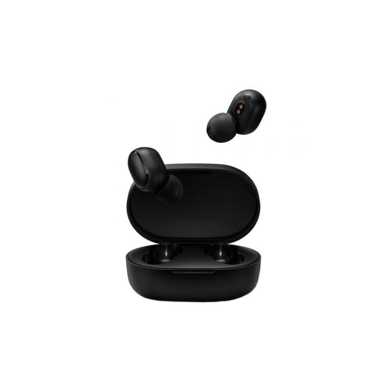 Auriculares bluetooth xiaomi mi true wireless earbuds basic 2 con estuche de carga/ autonomía 4h/ negros